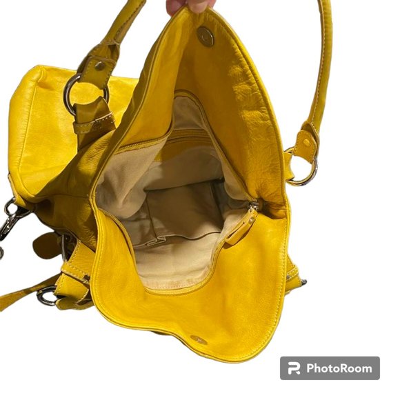 Italian Leather Tote Shoulder Strap Large Handbag Bought and Made in Italy - Picture 8 of 16